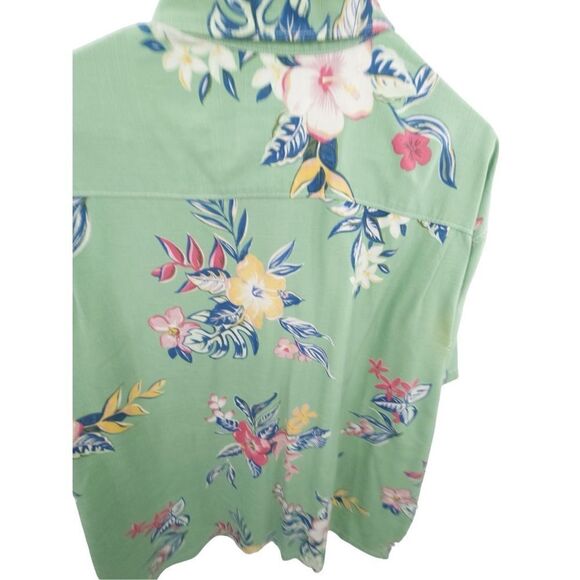 Tommy Bahama 100% silk shirt men’s xxl - Picture 4 of 9